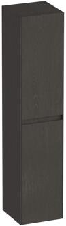 Brauer Inspire - Hoge Kast - 160 cm - 2 Deuren - Greeploos - Links of Rechtsdraaiend - Timber Anthracite