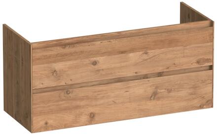 Brauer Inspire - Onderkast - 120 cm - met 2 Softclose Lades Greeploos en 2 Sifon Uitsparingen - Chateau