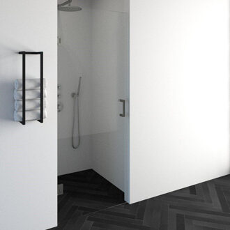 Brauer JC profielloze nisdeur 80cm geborsteld RVS