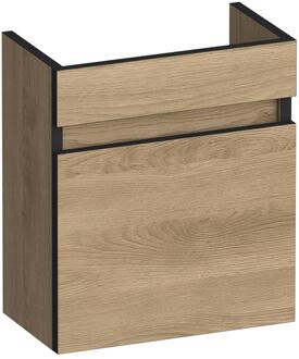 Brauer Joy Edge Fonteinkast - 40 cm - 1 Deur - Greeploos - Linksdraaiend - Sunlit