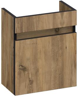 Brauer Joy Edge Fonteinkast - 40 cm - 1 Deur - Greeploos - Rechtsdraaiend - Chateau