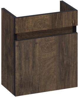 Brauer Joy Edge Fonteinkast - 40 cm - 1 Deur - Greeploos - Rechtsdraaiend - Grove