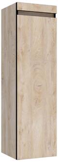 Brauer Joy - Edge - Hoge Kast - 120 cm - 1 Deur - Greeploos - Rechtsdraaiend - Forest Wheat