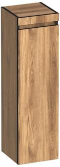 Brauer Joy - Edge - Hoge Kast - 120 cm - 1 Deur - Greeploos - Rechtsdraaiend - Honey