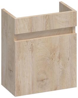 Brauer Joy Fonteinkast - 40 cm - 1 Deur - Greeploos - Linksdraaiend - Forest Wheat