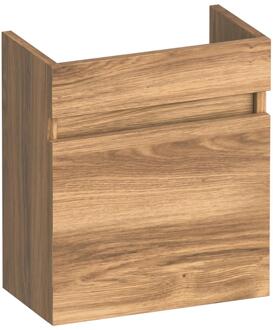 Brauer Joy Fonteinkast - 40 cm - 1 Deur - Greeploos - Linksdraaiend - Honey