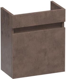 Brauer Joy Fonteinkast - 40 cm - 1 Deur - Greeploos - Rechtsdraaiend - Erosion