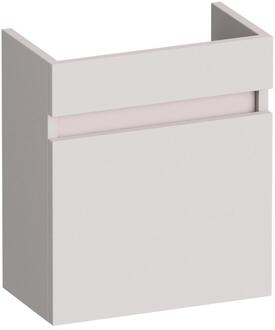 Brauer Joy Fonteinkast - 40 cm - met 1 Deur Greeploos Linksdraaiend - Mat Zand