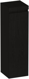 Brauer Joy - Hoge Kast - 120 cm - 1 Deur - Greeploos - Linksdraaiend - Timber Black