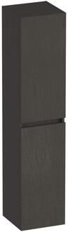 Brauer Joy - Hoge Kast - 160 cm - 2 Deuren - Greeploos - Links of Rechtsdraaiend - Timber Anthracite