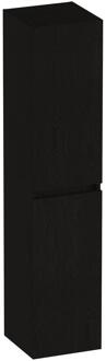 Brauer Joy - Hoge Kast - 160 cm - 2 Deuren - Greeploos - Links of Rechtsdraaiend - Timber Black
