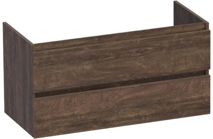 Brauer Joy - Onderkast - 100 cm - met 2 Softclose Lades Greeploos en 1 Sifon Uitsparing - Grove