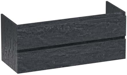 Brauer Joy - Onderkast - 120 cm - met 2 Softclose Lades Greeploos en 1 Sifon Uitsparing - Damascus