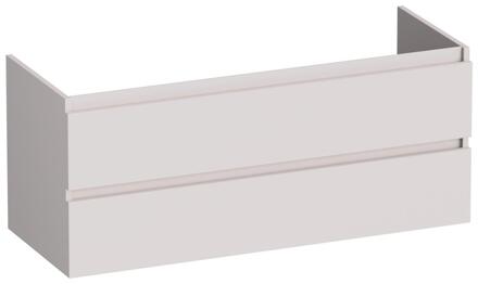 Brauer Joy - Onderkast - 120 cm - met 2 Softclose Lades Greeploos en 1 Sifon Uitsparing - Mat Zand