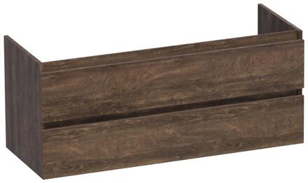 Brauer Joy - Onderkast - 120 cm - met 2 Softclose Lades Greeploos en 2 Sifon Uitsparingen - Grove