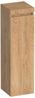 Brauer Joy - Wavy - Hoge Kast - 120 cm - 1 Deur - Greeploos - Linksdraaiend - Forest Tan