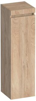 Brauer Joy - Wavy - Hoge Kast - 120 cm - 1 Deur - Greeploos - Linksdraaiend - Forest Wheat