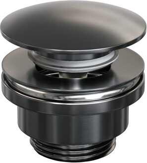 Brauer Klikwaste Brauer Afvoerplug Messing Binnenwerk 5/4 Geborsteld Gunmetal