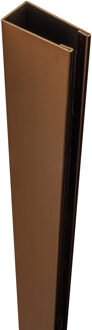 Brauer Muurprofiel PVD koper geborsteld
