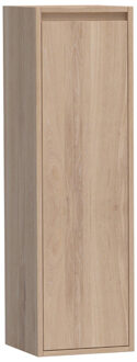 Brauer Nexxt 120 Badkamerkast - 120x35x35cm - 1 rechtsdraaiende deur - hout - Smoked oak 7008RSOG Smoked Oak Geborsteld (Hout)