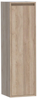 Brauer Nexxt Badkamerkast - 120x35x35cm - 1 greep - loze linksdraaiende deur - MFC - legno calore 7614L Legno Calore (Hout)