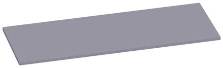 Brauer Ocean Slim Topblad - 120 cm - Mat Grijs