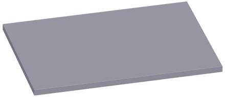 Brauer Ocean Slim Topblad - 60 cm - Mat Grijs