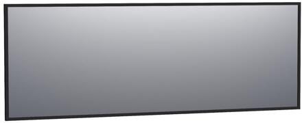 Brauer Onyx Spiegel - 200 cm - Rechthoekig - Zwart Geborsteld Frame