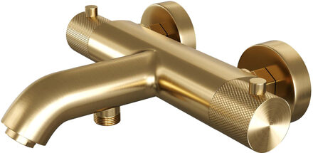 Brauer Opbouw Bad- en Douchekraan Brauer Gold Carving Thermostatisch Geborsteld Goud Brauer