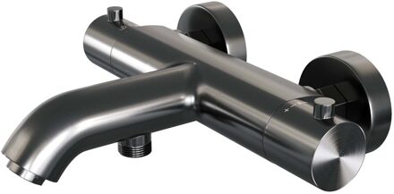 Brauer Opbouw Bad- en Douchekraan Brauer Gunmetal Edition Thermostatisch Geborsteld Gunmetal