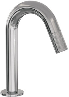 Brauer Opbouw Fonteinkraan Brauer Chrome Carving Edition Met Gebogen Uitloop Chroom Brauer