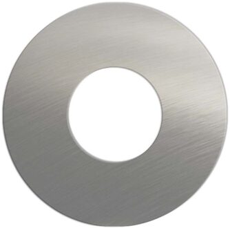 Brauer Overloopring Brauer Brushed Edition Geborsteld RVS Wit Chroom