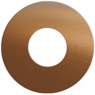 Brauer Overloopring Brauer Copper Edition Geborsteld Koper Wit Chroom