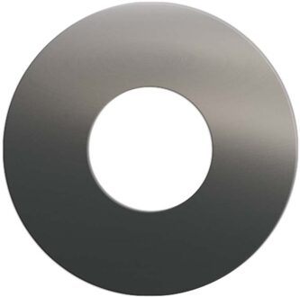 Brauer Overloopring Brauer Gunmetal Edition Geborsteld Gunmetal Wit Chroom