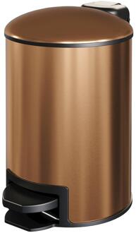 Brauer Pedaalemmer - 3 Liter - Koper Geborsteld