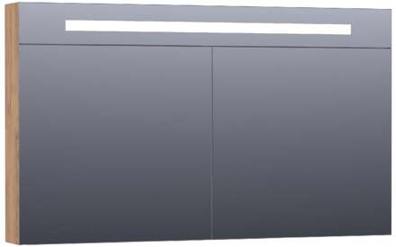 Brauer Promise Deluxe Spiegelkast - 120 cm - met Directe Verlichting - 2 Dubbelzijdige Spiegeldeuren - Chateau