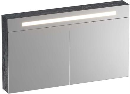 Brauer Promise Deluxe Spiegelkast - 120 cm - met Directe Verlichting - 2 Dubbelzijdige Spiegeldeuren - Damascus