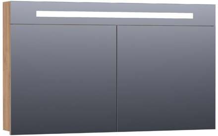 Brauer Promise Spiegelkast - 120 cm - met Directe Verlichting - 2 Enkelzijdige Spiegeldeuren - Chateau