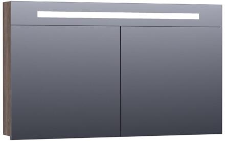Brauer Promise Spiegelkast - 120 cm - met Directe Verlichting - 2 Enkelzijdige Spiegeldeuren - Grove