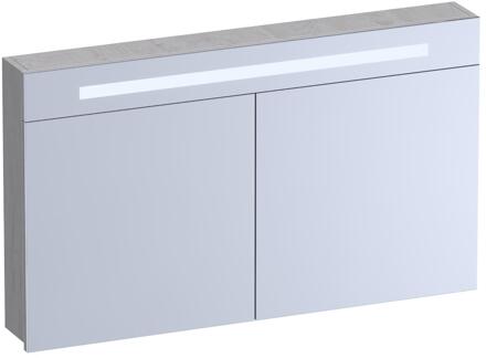 Brauer Promise Spiegelkast - 120 cm - met Verlichting - 2 Spiegeldeuren - Forest Seashell