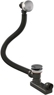 Brauer RVS Geborstelde Badafvoer met Overloop Zonder Vulfunctie