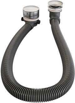 Brauer RVS Geborstelde Badvulcombinatie met Badafvoer