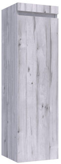 Brauer Solution Badkamerkast - 120x35x35cm - 1 greeploze rechtsdraaiende deur - MFC - Birch HK-SL120RBR Birch (Hout)