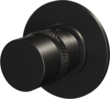 Brauer Stopkraan Brauer Black Edition Inbouw Thermostatisch Rond Mat Zwart 1 Greeps