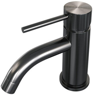 Brauer Stripe Fonteinkraan - opbouw - gunmetal geborsteld PVD 5-GM-465 gunmetal (antraciet)