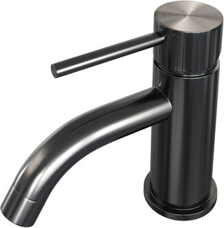 Brauer Stripe Fonteinkraan - opbouw - gunmetal geborsteld PVD 5-GM-465 gunmetal (antraciet)