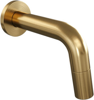 Brauer Stripe inbouw fonteinkraan inkortbaar goud geborsteld PVD