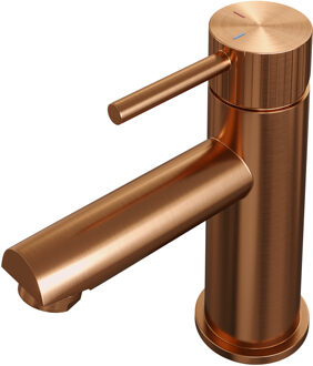 Brauer Stripe Lage Opbouw Wastafelmengkraan - model A - koper geborsteld PVD 5-GK-001-HD7