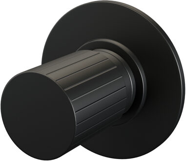 Brauer Stripe losse inbouw stopkraan met in- en afbouwdelen mat zwart