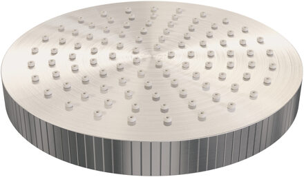 Brauer Stripe regendouchekop Diameter 25 cm RVS-kleurig geborsteld PVD
